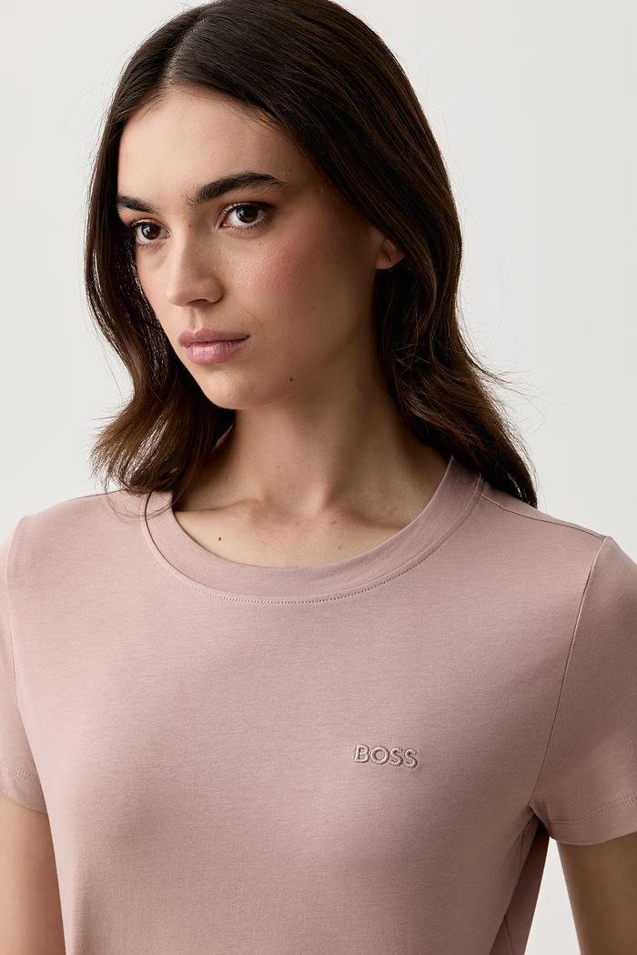BOSS Orange basic t-shirt γυναικείο βαμβακερό C Esogo 1 ροζ 50506973