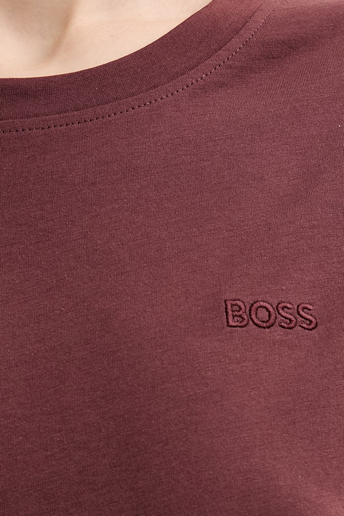 BOSS Orange Basic t-shirt γυναικείο βαμβακερό C Esogo 1 50506973 καφέ