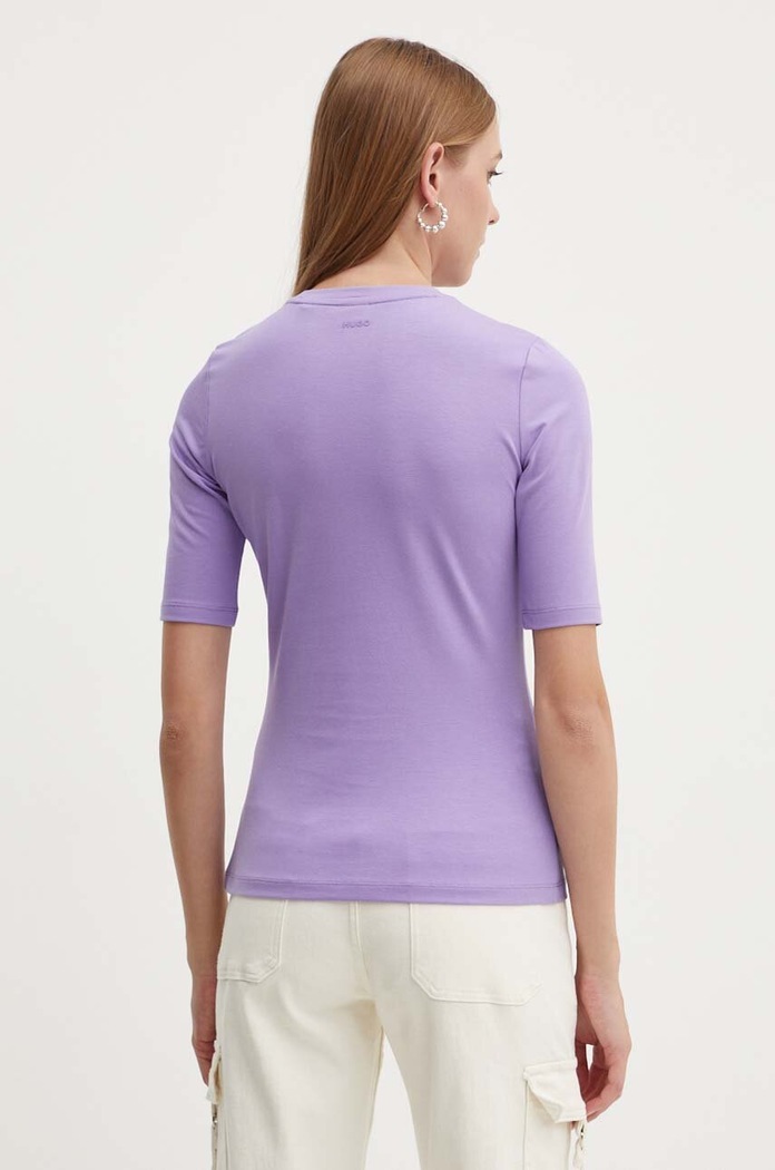 Odzież HUGO t-shirt Darnelia 50515019 fioletowy