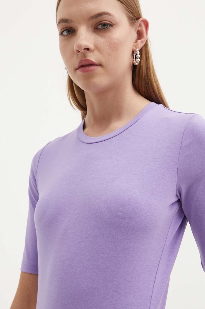 HUGO t-shirt Darnelia fioletowy 50515019