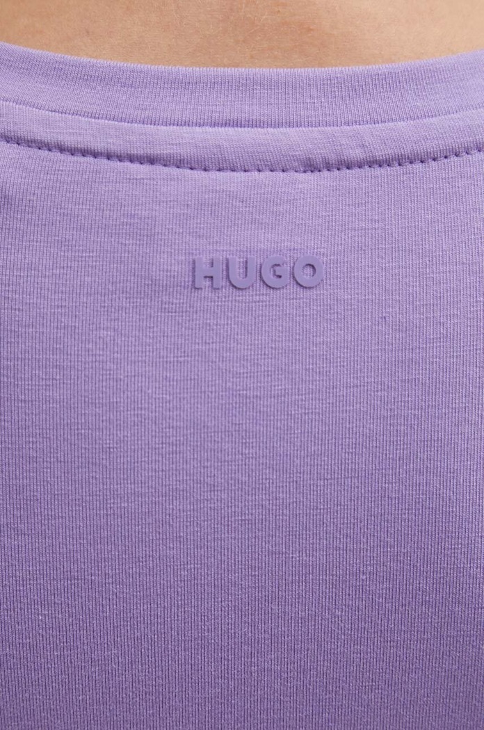 HUGO t-shirt Darnelia 50515019 fioletowy