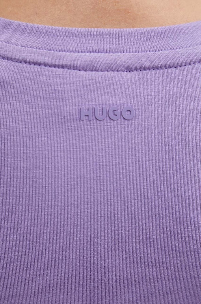 HUGO t-shirt Darnelia 50515019 fioletowy