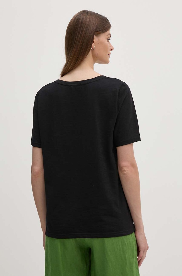 Odzież United Colors of Benetton t-shirt bawełniany 3BVXD400H czarny
