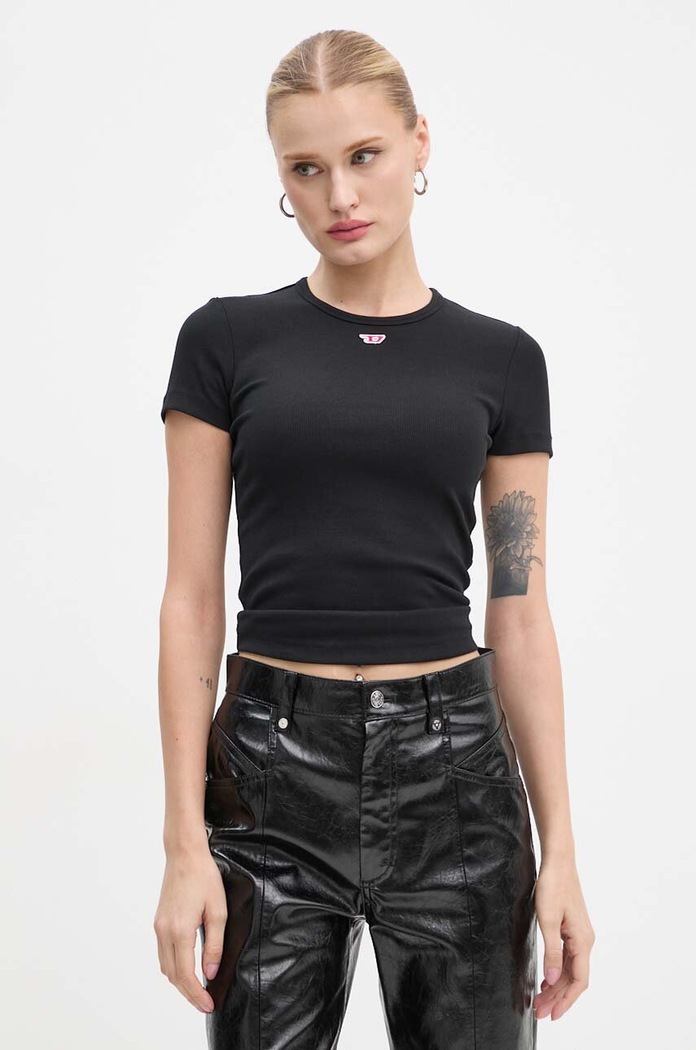 Diesel T-shirt T-ELE-LONG-D A14961.0EJAI czarny AA00