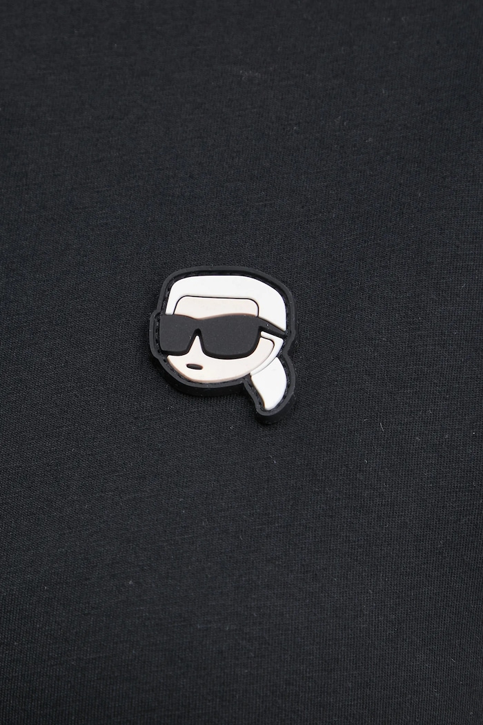 Karl Lagerfeld tricou din bumbac IKON A1W17025 negru
