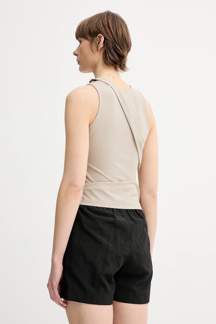 Ρούχα Μπλουζάκι Heliot Emil SS25.W.13.077.ST18.CO μπεζ