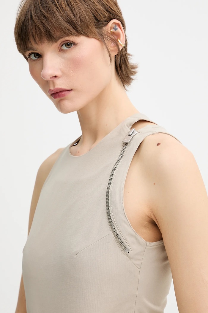 Μπλουζάκι Heliot Emil μπεζ SS25.W.13.077.ST18.CO