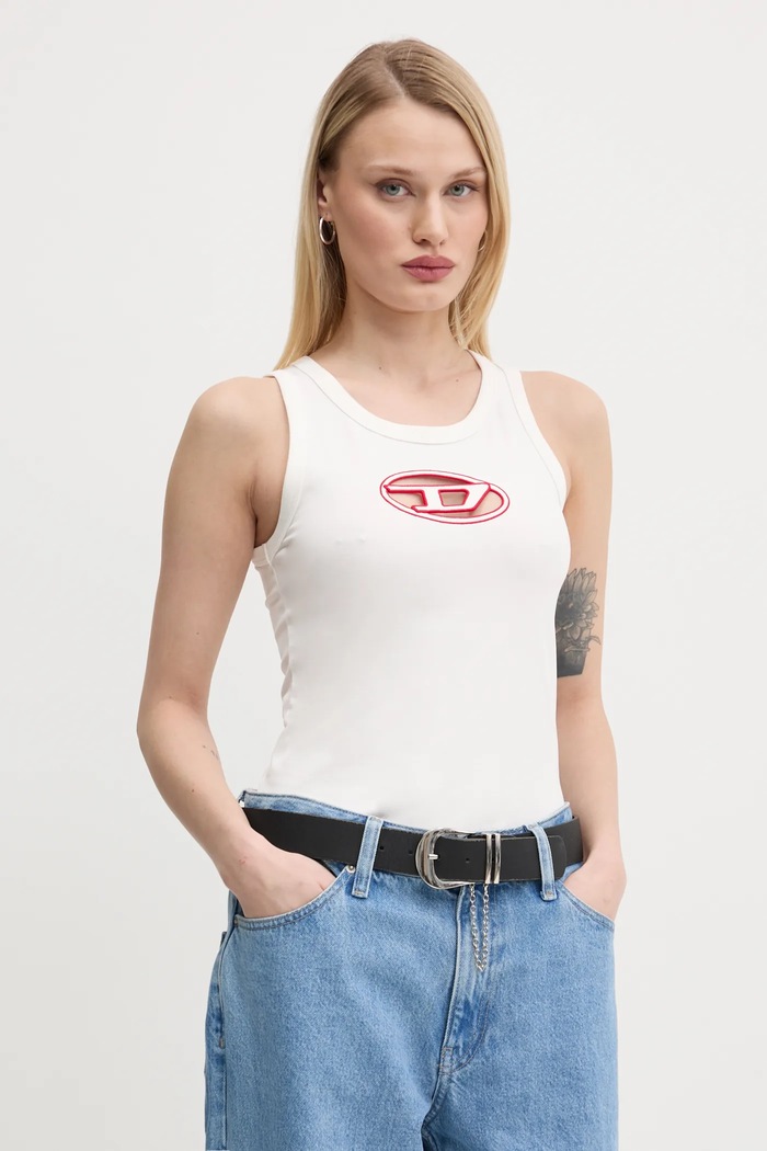 Diesel Top Diesel T-LYNYS-OD TANK TOP bílá A15703.0AFAA