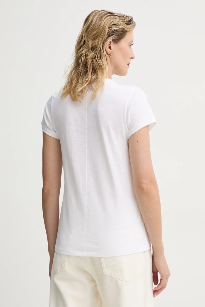 Oblečení Bavlněné tričko Rag & Bone W272C32CH bílá