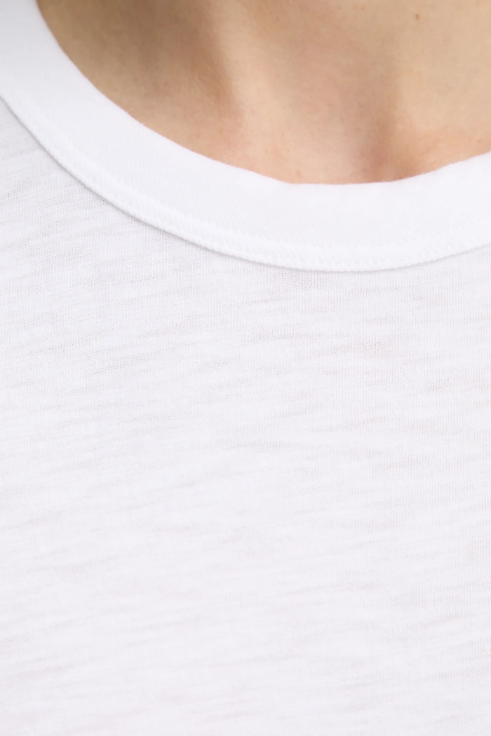 Bavlněné tričko Rag & Bone W272C32CH bílá
