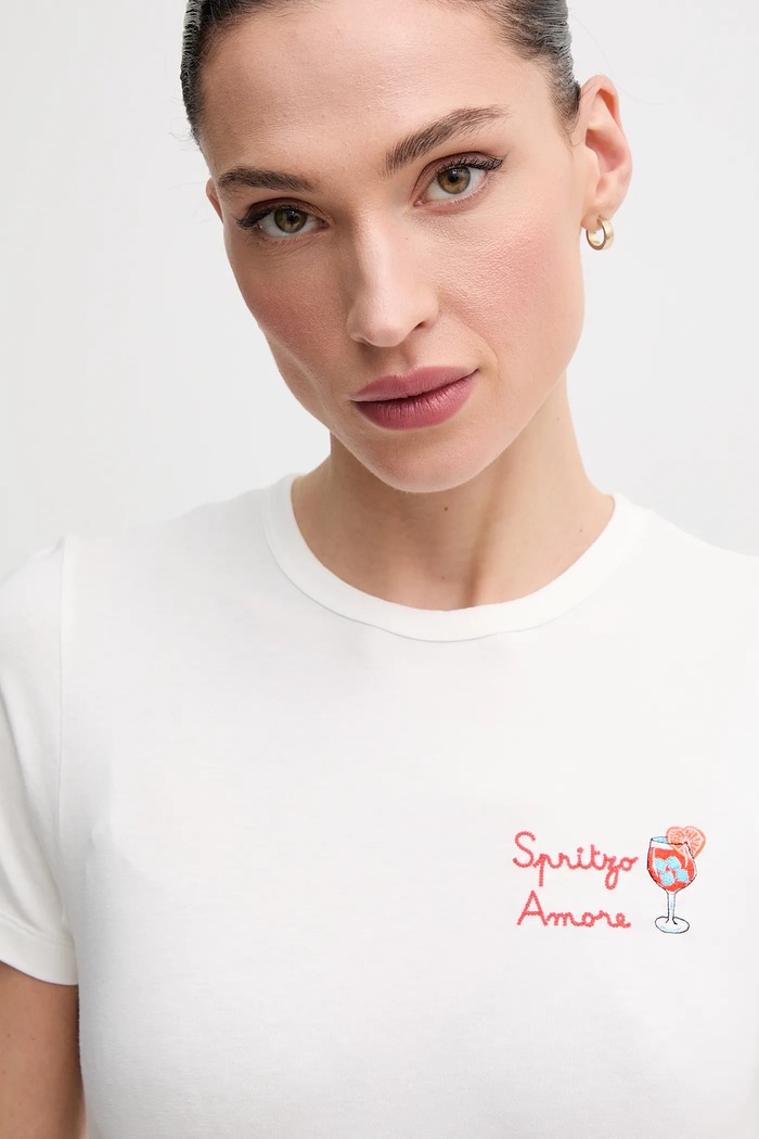 Tričko MC2 Saint Barth bílá ESE0001