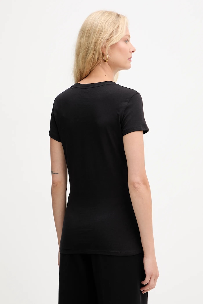 Îmbrăcăminte Armani Exchange tricou din bumbac XW001455.AF10356.NOS negru