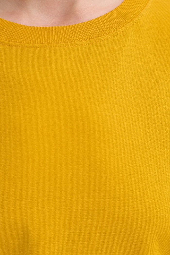 American Vintage t-shirt bawełniany FIZ02A żółty
