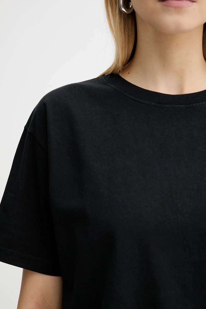 American Vintage tricou din bumbac FIZ02A negru