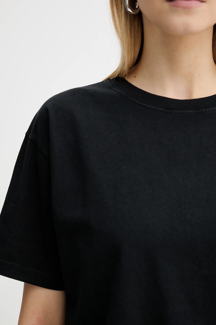 American Vintage tricou din bumbac FIZ02A negru