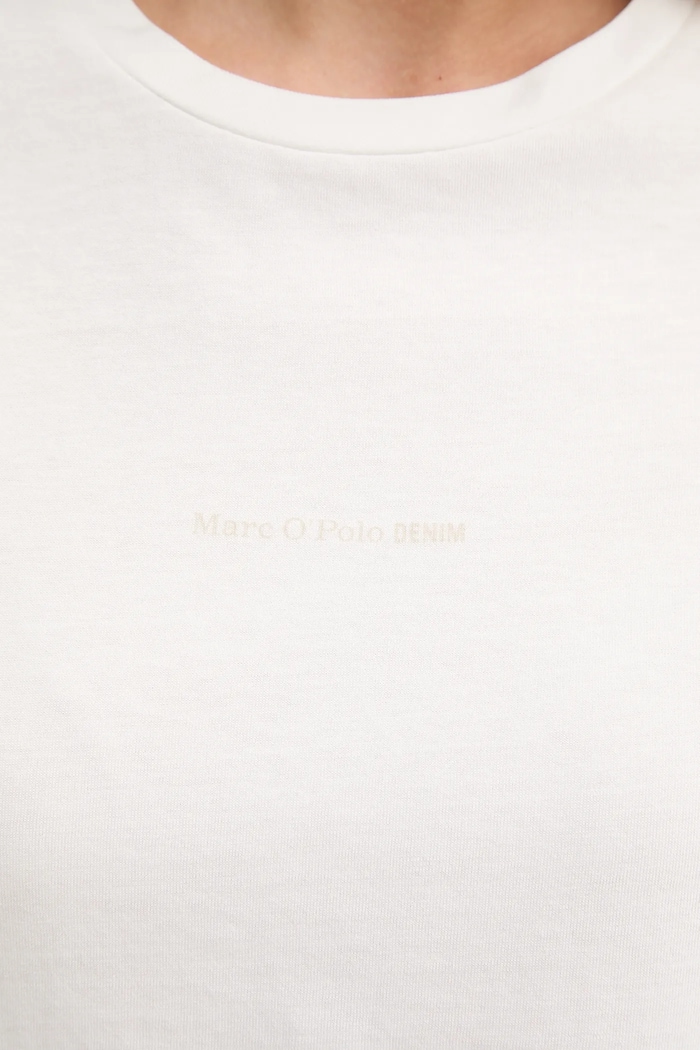 Marc O'Polo tricou pentru femei din bumbac bej 5000006276