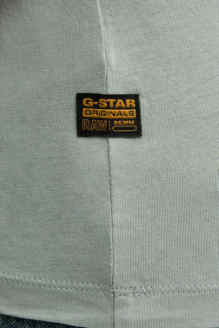 Хлопковая футболка G-Star Eyben slim 2.0 D24533.4107.C959 зелёный