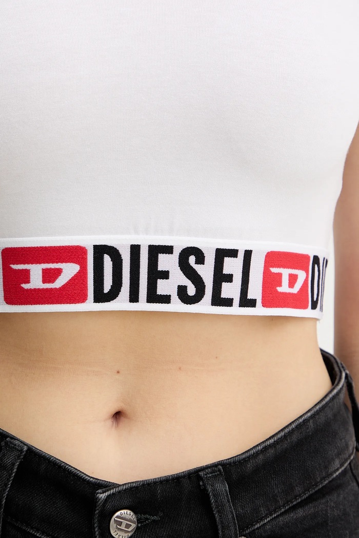 Tričko Diesel IRMA-D-CORE A18273.0NJAP bílá