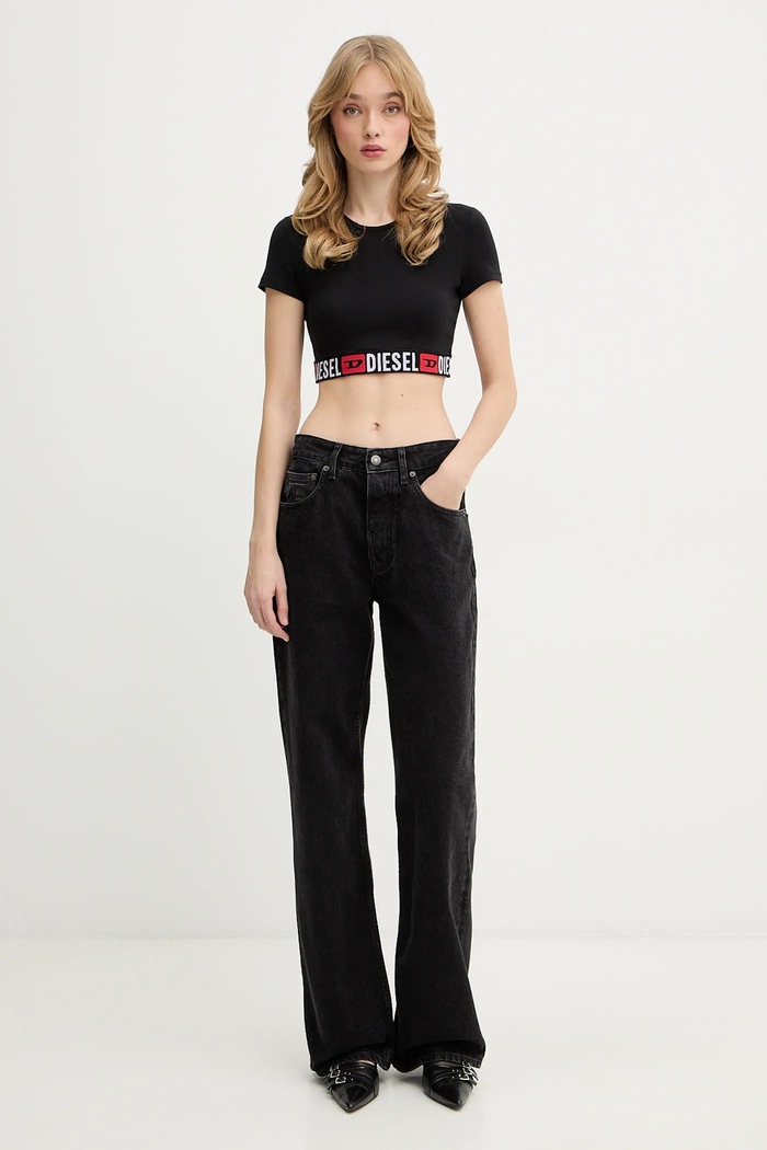 Diesel t-shirt IRMA-D-CORE A18273.0NJAP fekete AA00