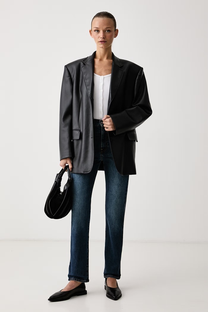 Levi's Тениска дамска от памук с еластан AUSTEN BUTTON THROUGH SS 0087U бял AA00