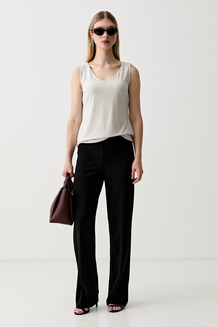 Levi's top damski RORY BUTTON THROUGH SS 0086M beżowy AA00