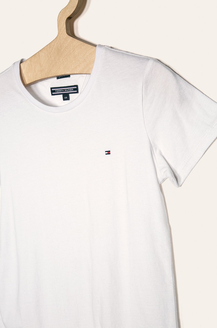 Dziewczynka Tommy Hilfiger - T-shirt dziecięcy 74-176 cm KG0KG03705 biały