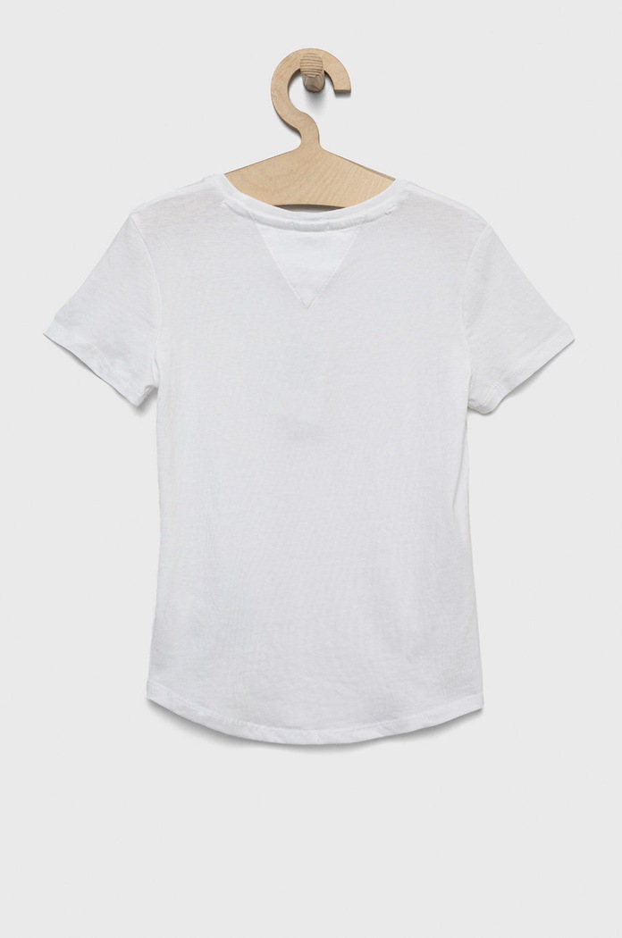 Tommy Hilfiger gyerek pamut póló KG0KG06585.9BYY fehér AA00