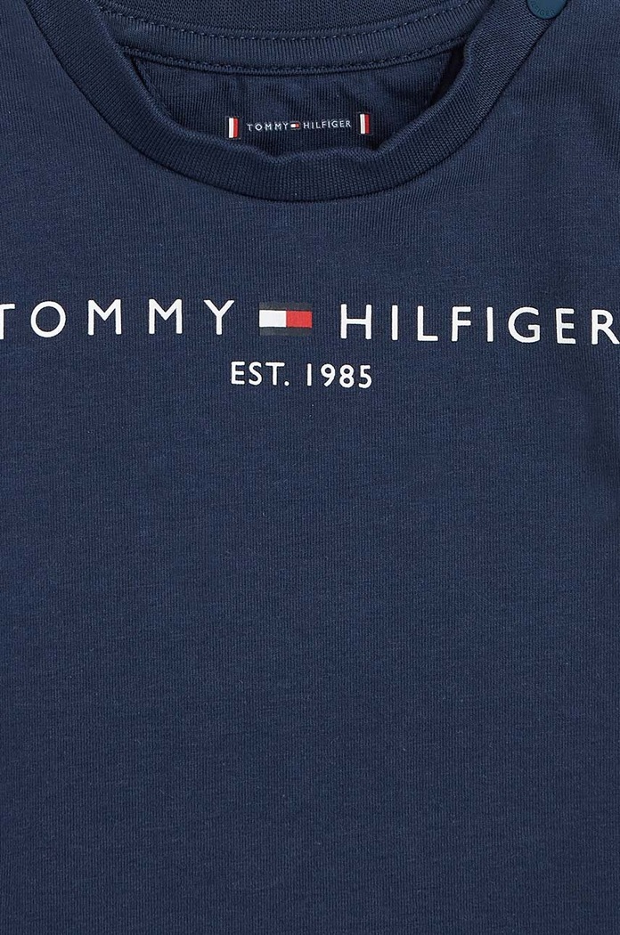Dziewczynka Tommy Hilfiger t-shirt dziecięcy KN0KN01487.9BYY granatowy