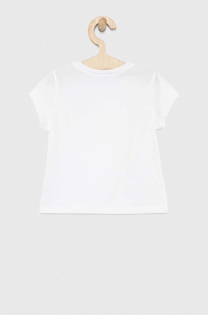 United Colors of Benetton Παιδικό βαμβακερό μπλουζάκι United Colors of Benetton 3I1XG106Y.P.NOS λευκό AA00
