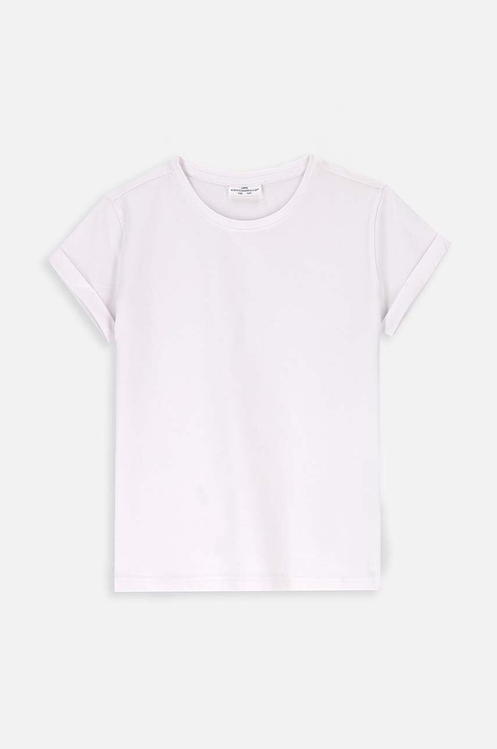 Coccodrillo t-shirt bawełniany dziecięcy bawełna biały XCX143201BAG