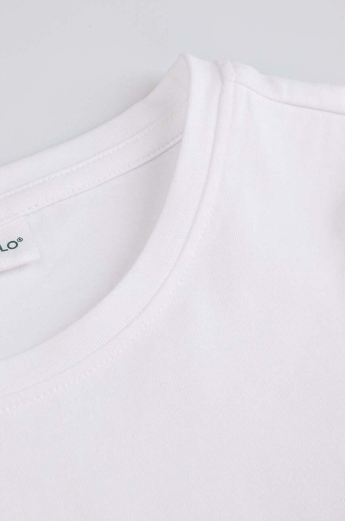 Dziewczynka Coccodrillo t-shirt bawełniany dziecięcy XCX143201BAG biały