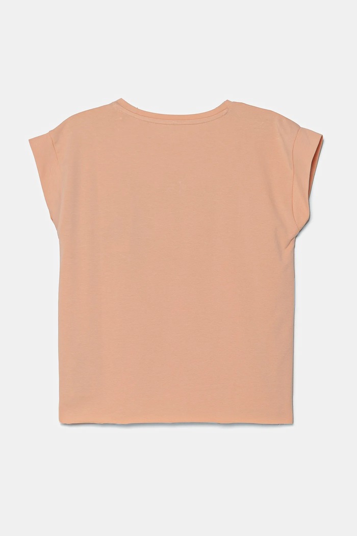Guess t-shirt dziecięcy J81I15.J1311.PPYA pomarańczowy AA00