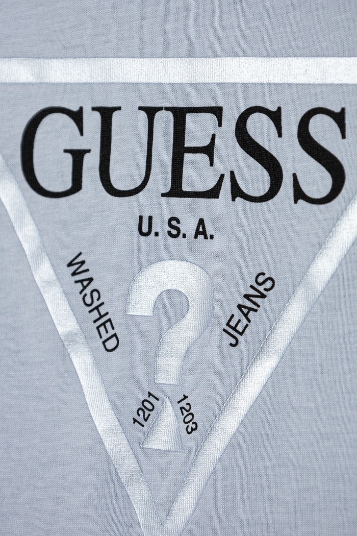 DÍVKA Dětské bavlněné tričko Guess K73I56.K8HM0.PPYA modrá