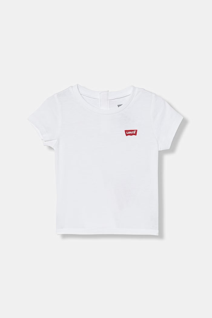Tričko pre bábätko Levi's BATWING CHEST HIT TEE okrúhly biela 1EK826