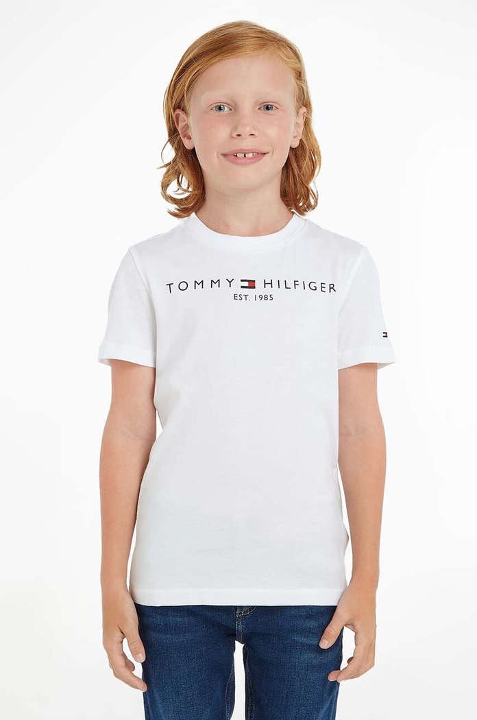 Dětské bavlněné tričko Tommy Hilfiger KS0KS00210.NOS