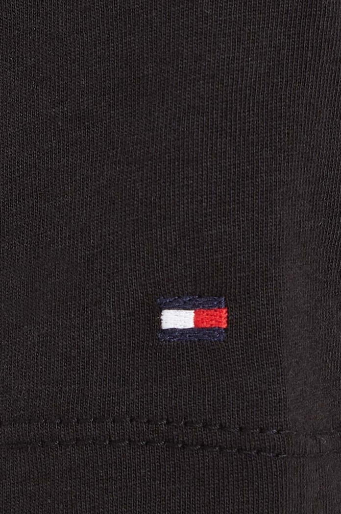 Tommy Hilfiger T-shirt bawełniany dziecięcy czarny KS0KS00210.NOS