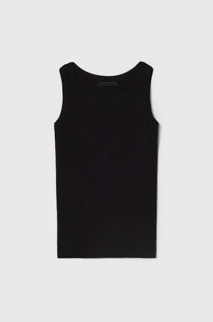 Παιδικό μπλουζάκι United Colors of Benetton 2-pack μαύρο 3ZQM0H406.G.CONTINUATIV