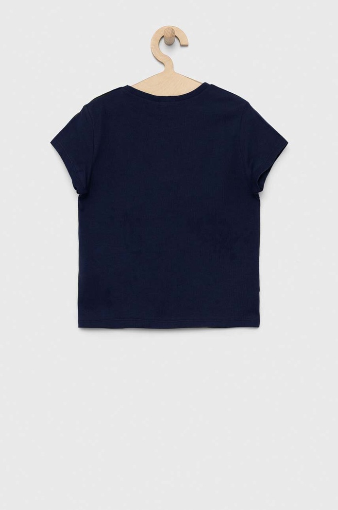 United Colors of Benetton t-shirt bawełniany dziecięcy 3I1XC109V.G.NOS granatowy AA00