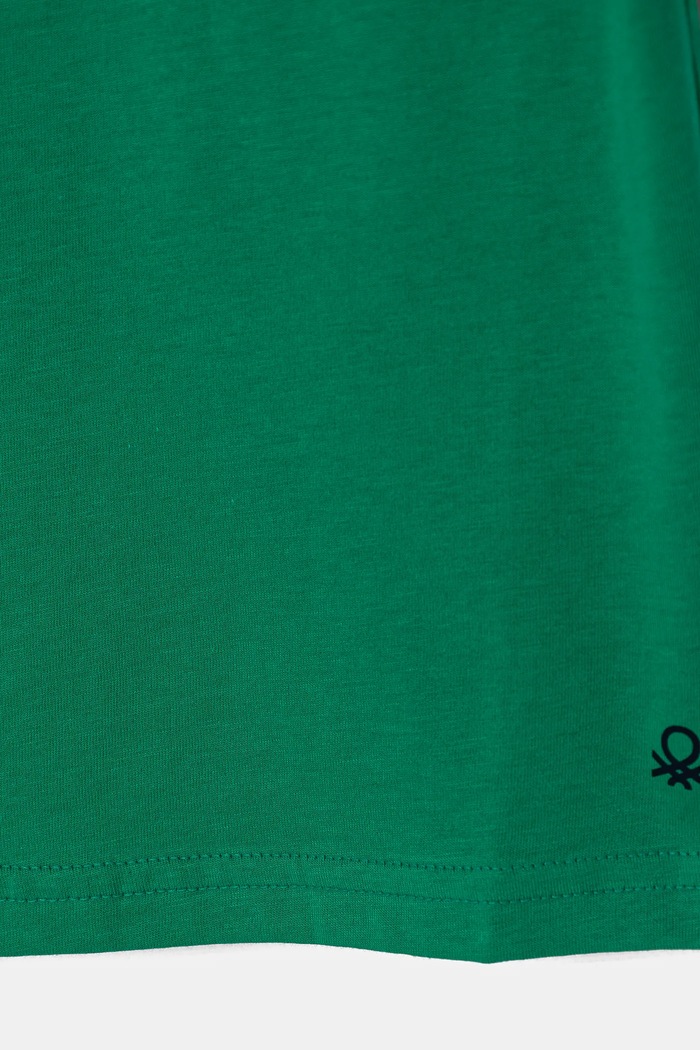 Chłopiec United Colors of Benetton t-shirt bawełniany dziecięcy 3I1XG106Z.P.NOS zielony