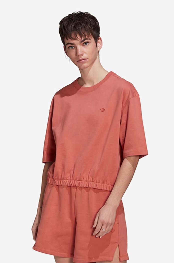 adidas Originals t-shirt in cotone semplice nero HM1794