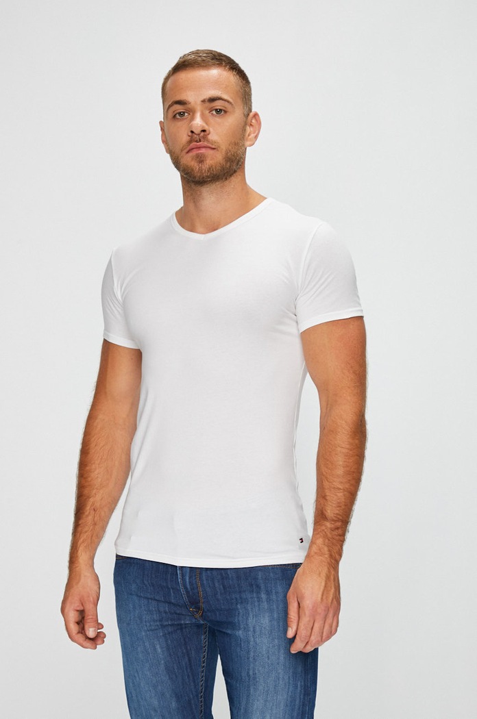 Tommy Hilfiger - T-shirt (3-pack) 2S87903767 3-pack szary 2S87903767