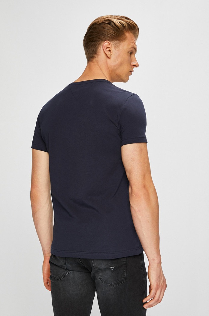 Ρούχα Tommy Hilfiger – Μπλουζάκι MW0MW02045 σκούρο μπλε