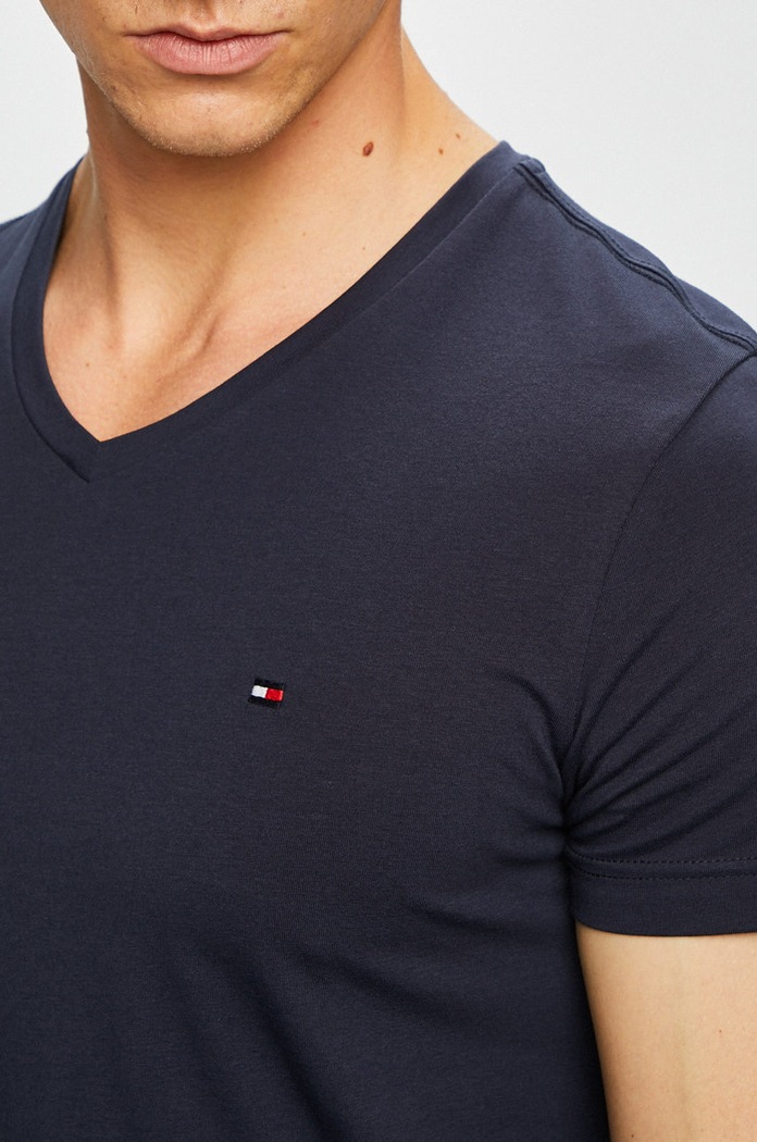 Tommy Hilfiger – Μπλουζάκι MW0MW02045 σκούρο μπλε