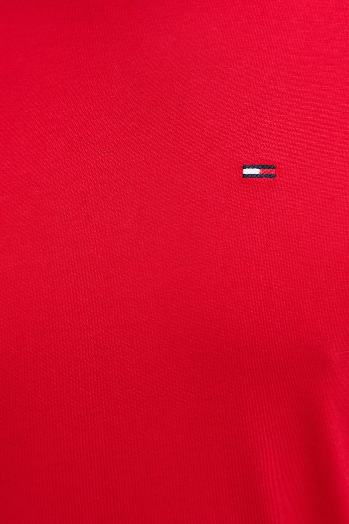 Tommy Jeans t-shirt męski bawełniany czerwony DM0DM04411