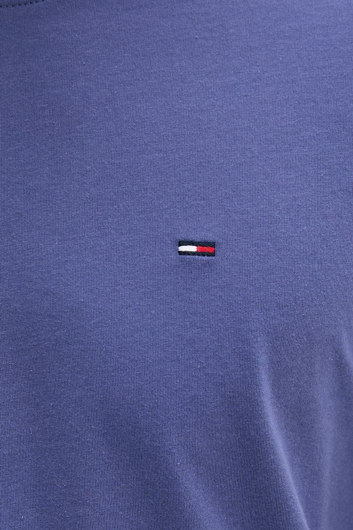 Tommy Jeans t-shirt ανδρικό βαμβακερό DM0DM04411 μπλε