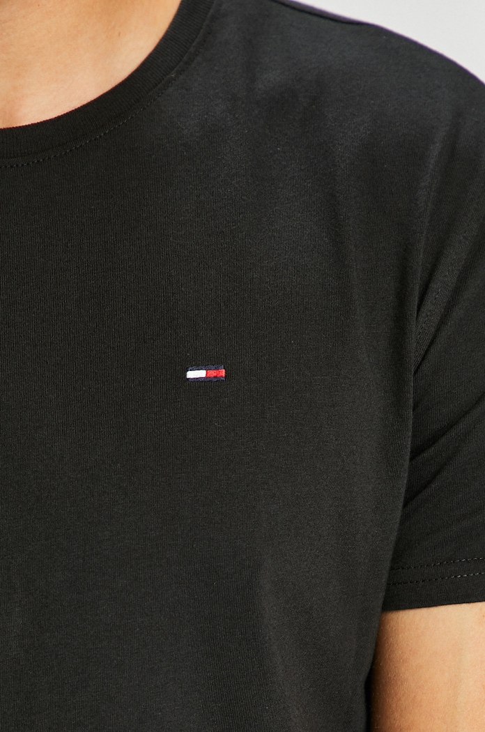 Tommy Jeans tričko pánske bavlnené DM0DM04411 čierna
