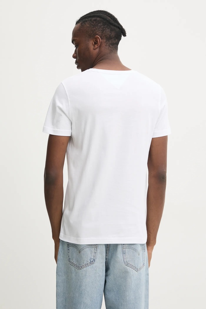 Oblečenie Tommy Jeans - Pánske tričko DM0DM04410 biela