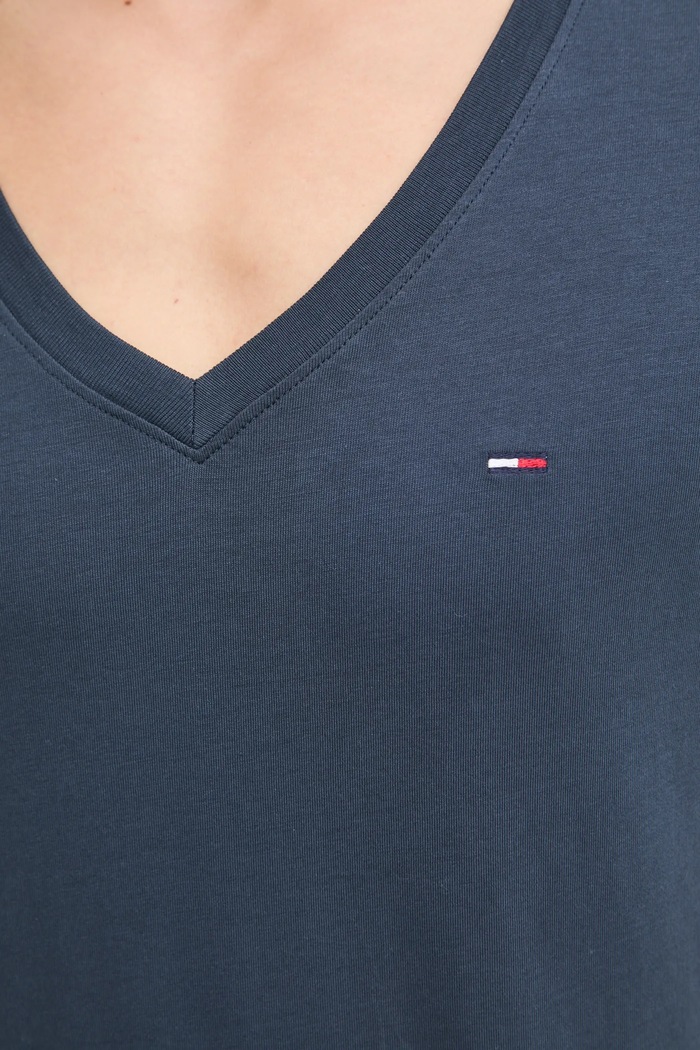 Tričko Tommy Jeans DM0DM04410 námořnická modř