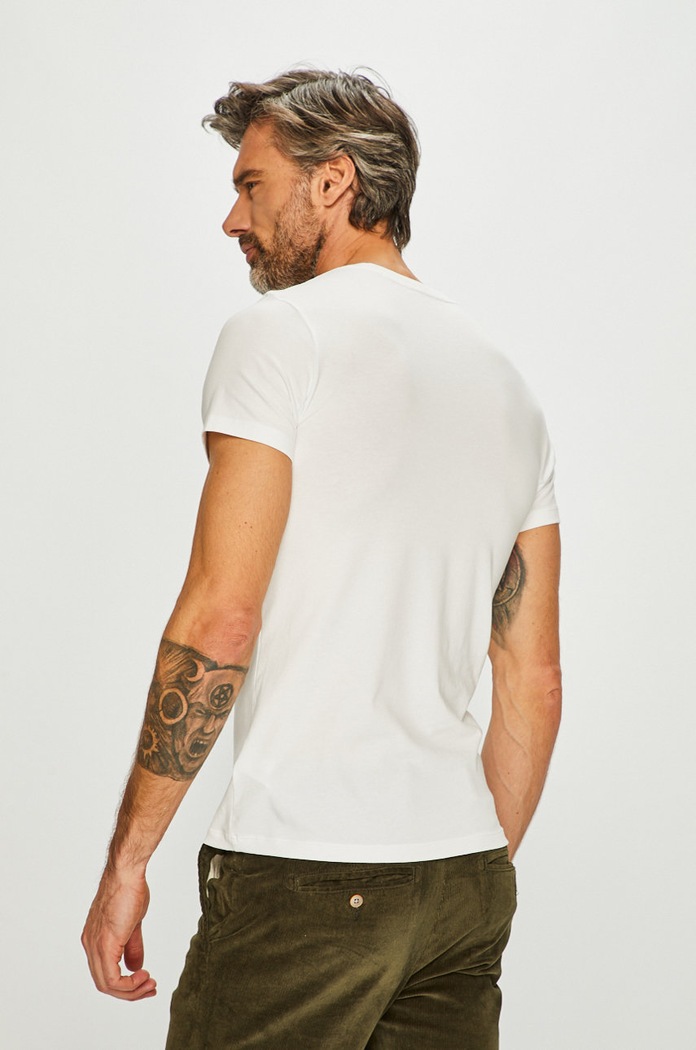 Oblečenie Polo Ralph Lauren - Pánske tričko (2-pak) 714621944002 biela
