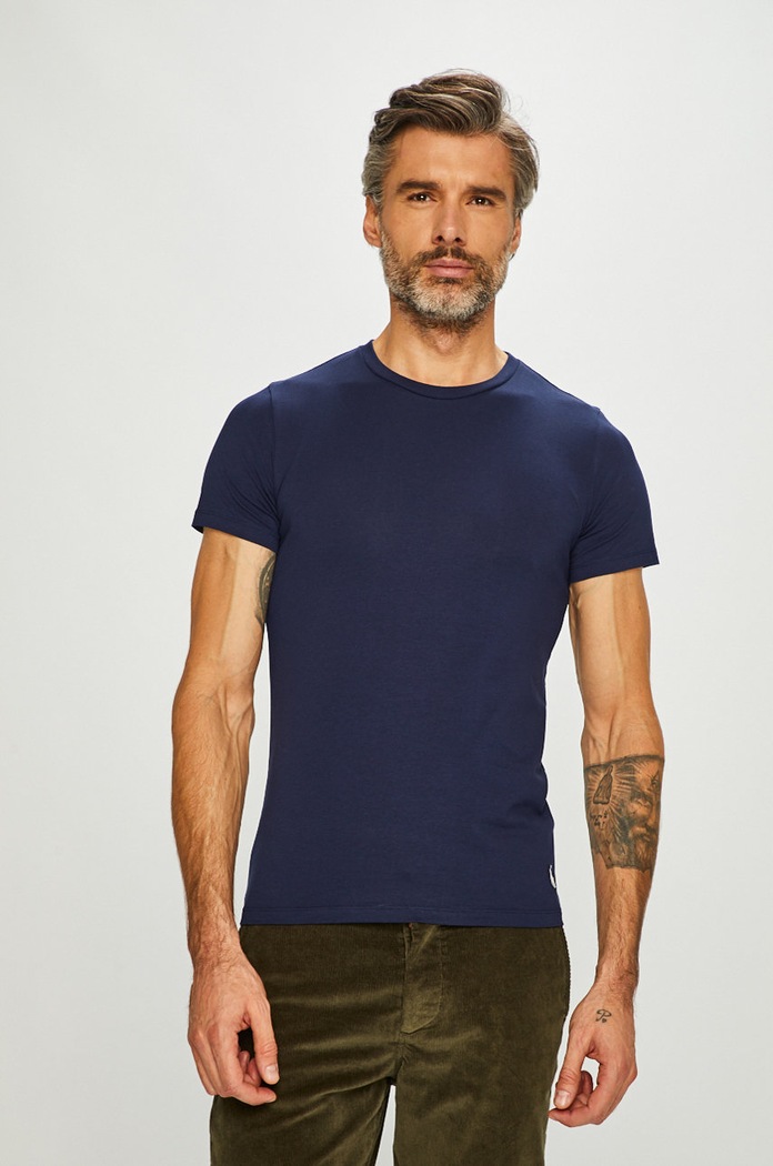 Tričko Polo Ralph Lauren (2-pack) hladký námořnická modř 714621944004
